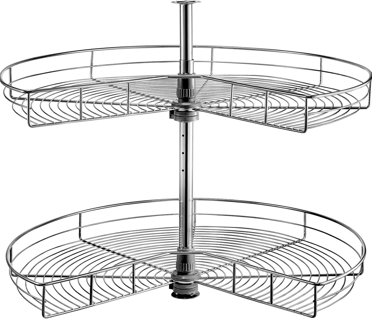 VEVOR Kidney Shaped Chrome Corner Organizer 31