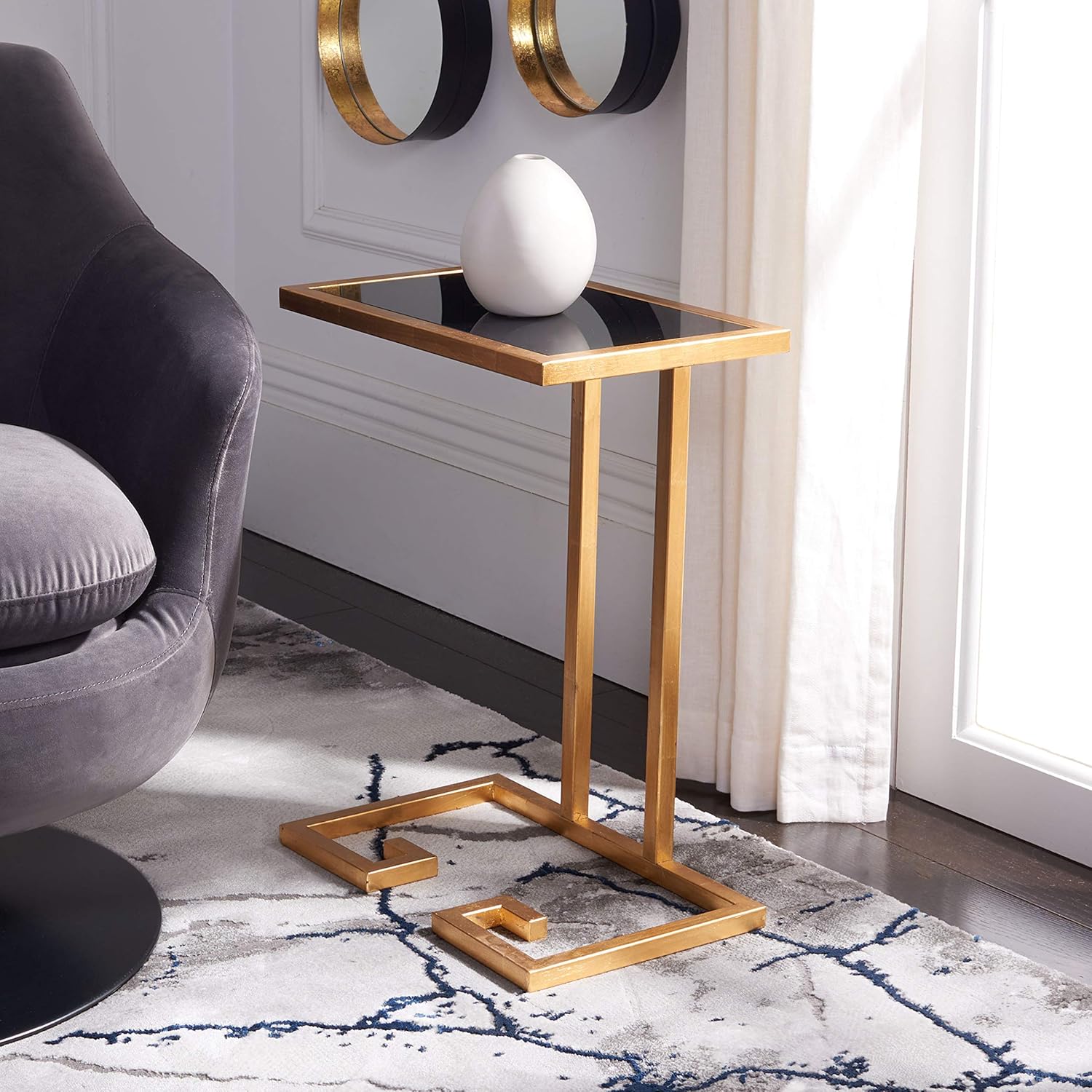 Safavieh Home Collection Murphy Gold Accent Table