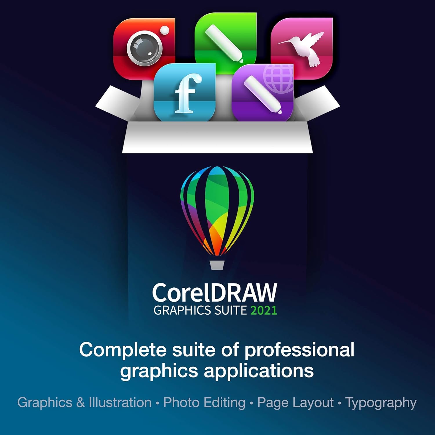 CorelDRAW Graphics Suite 2021 | Graphic Design Software for Professionals | Vector Illustration, Layout, and Image Editing [Mac Download]