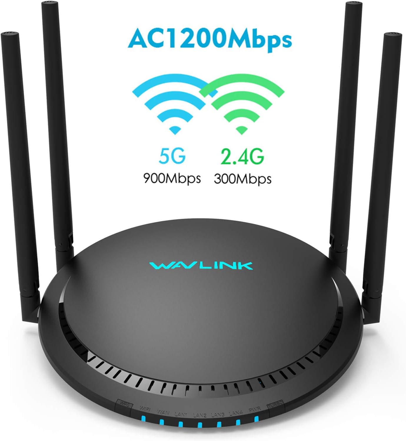 WAVLINK WiFi Router AC3000 Tri-Band Gigabit Wireless Router,High Speed WiFi Router Wireless Home Router with USB 3.0 Port,Support Router/Bridge/WISP Mode,Parental Control,QoS,Firewall Function