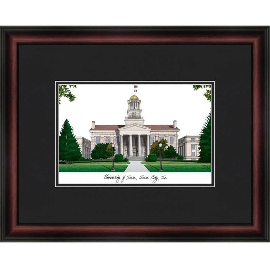 Campus Images University of Iowa Academic Framed Lithograph