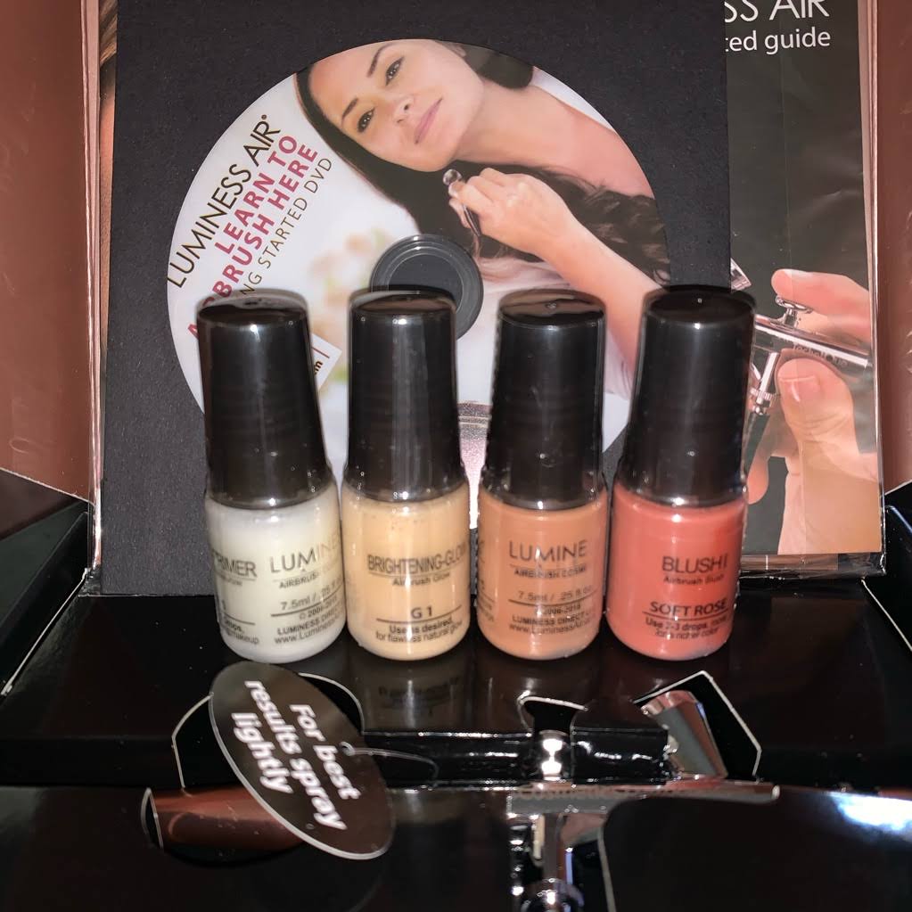 Luminess Legend Airbrush System Rose Gold u0026 Black (Tan)