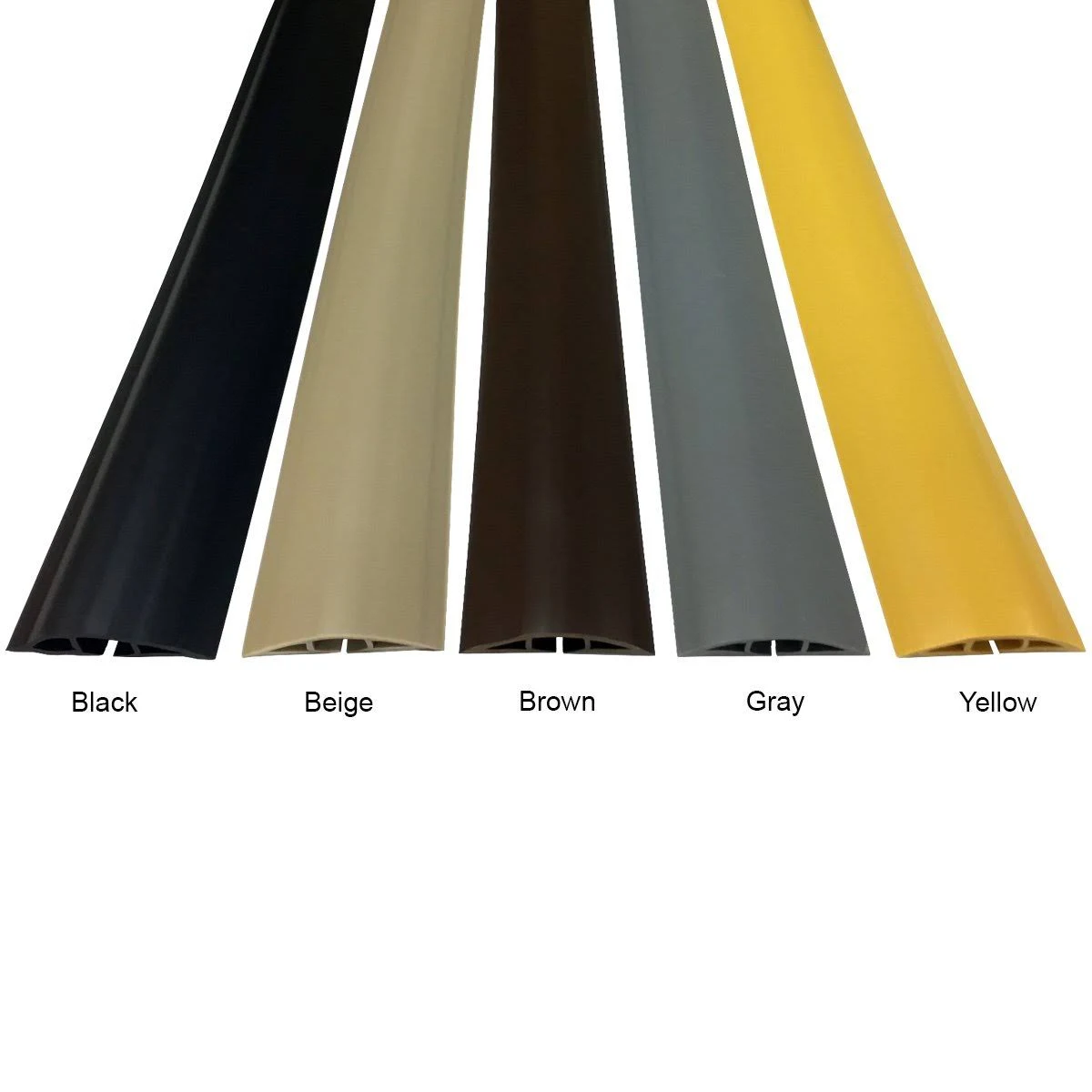 Large Plastic Cord Cover - 25ft - Black