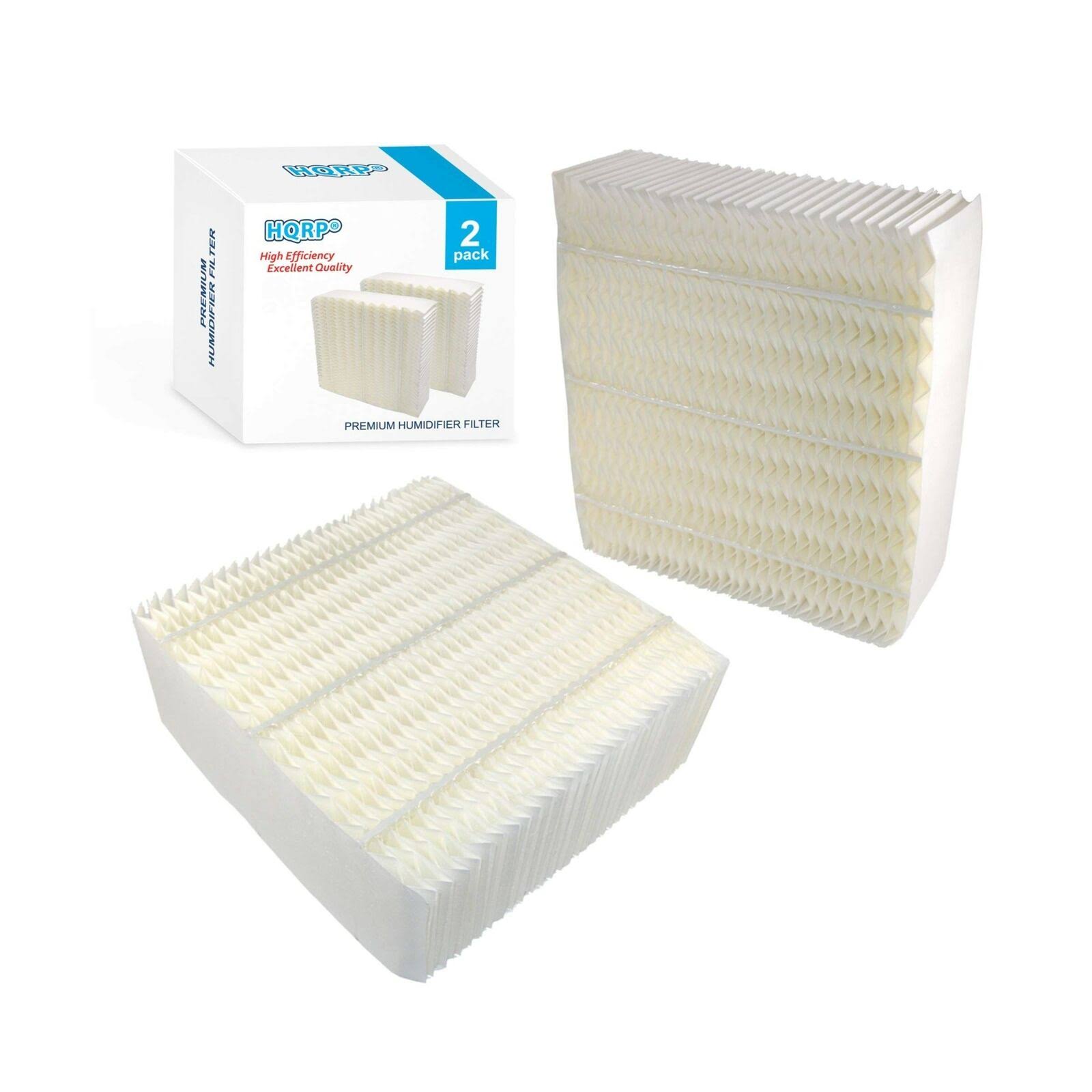 Hqrp 2-Pack Wick Filter Compatible with Essick Air Aircare Bemis 1043, 826000, 826800, 826600, 826900, 821000, 821001, 831000, S