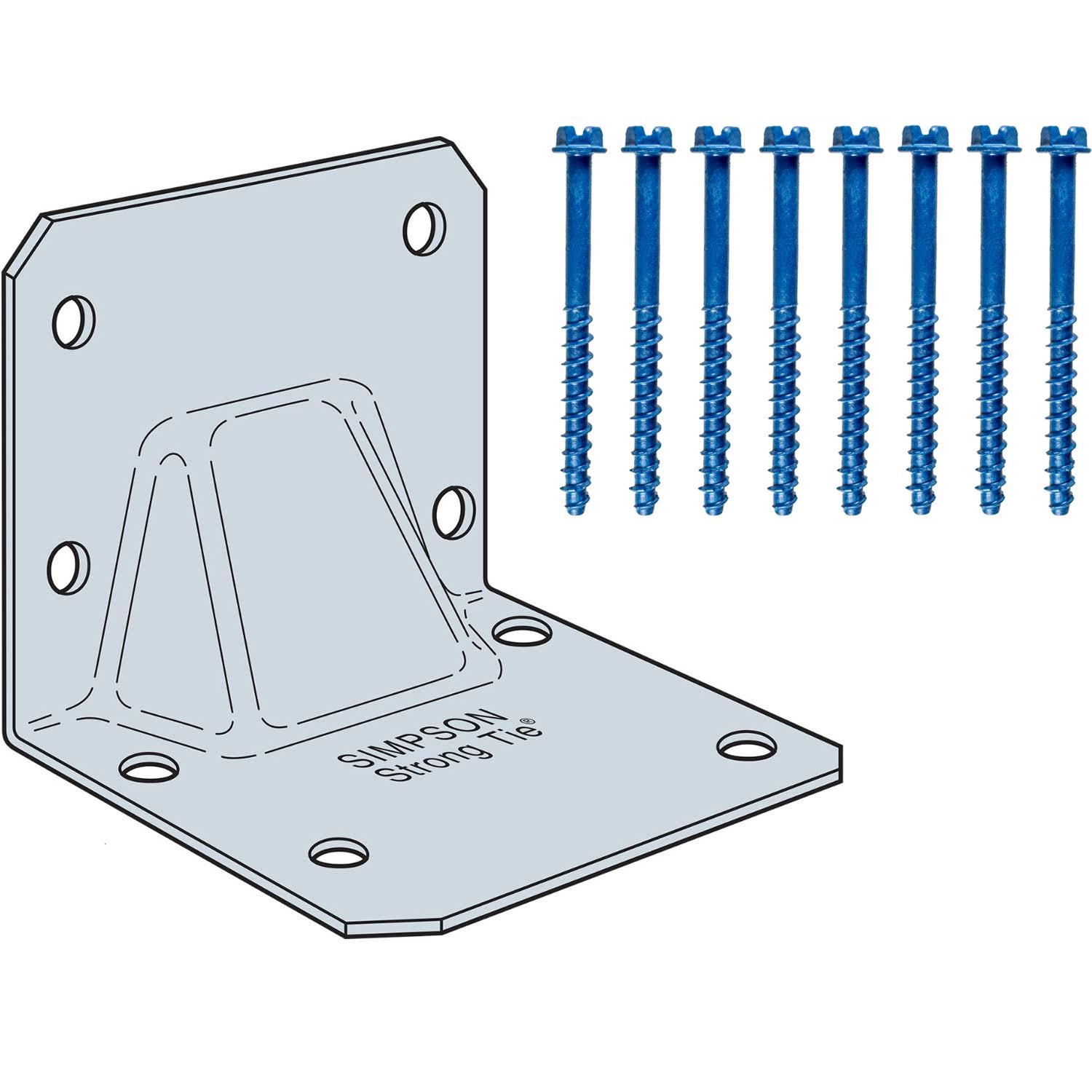 Simpson Strong-Tie S/HGAM10KT 10 Pack with Screws