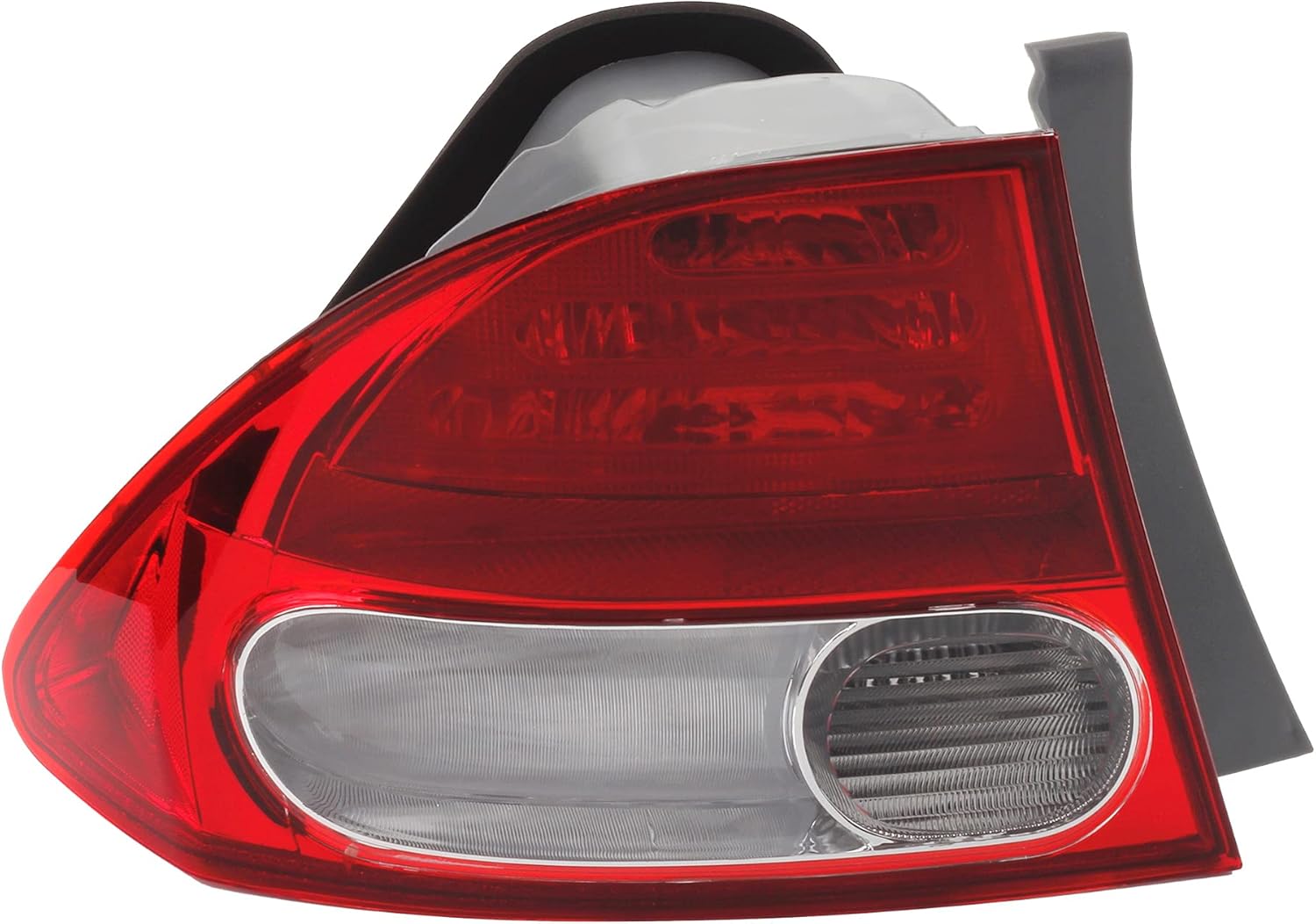 Dasbecan Rear Break Tail Light Assembly Left Side Compatible with Honda Civic Sedan Hybrid 2009 2010 2011 Replaces# 33551SNAA51 HO2818138