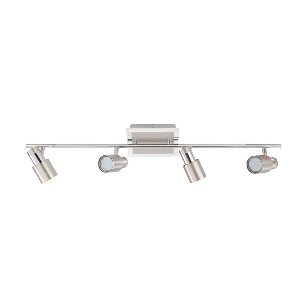 Eglo Davida 2 Chrome 4-Light Track Light (Matte Nickel) 204197A