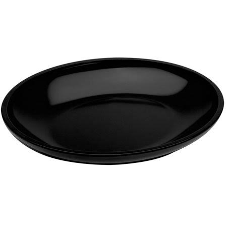 Delfin Bov-1715me-010 Metro Black 128 oz. Oval Melamine Bowl