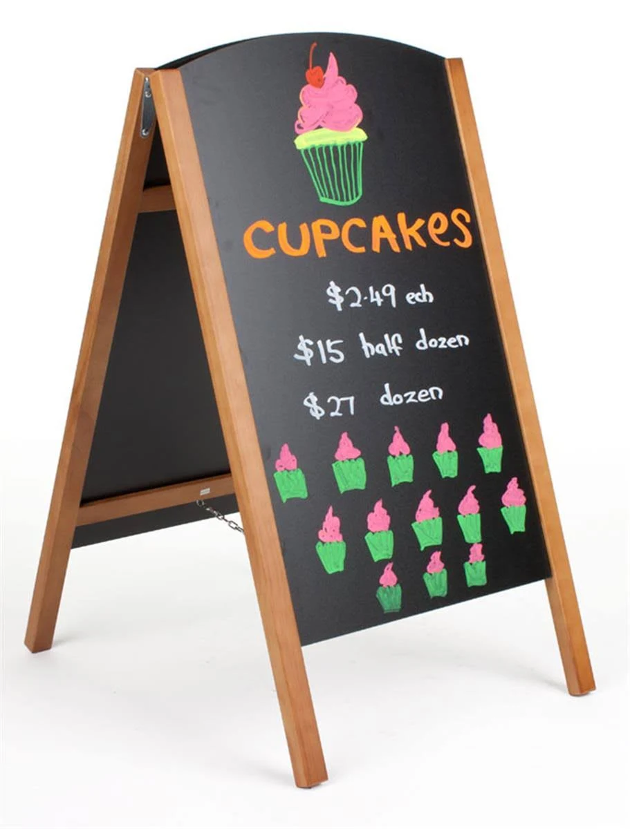 Chalkboard Easels with Double-Sided Writing Surfaces