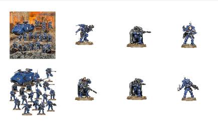 Warhammer 40K Combat Patrol Space Marines