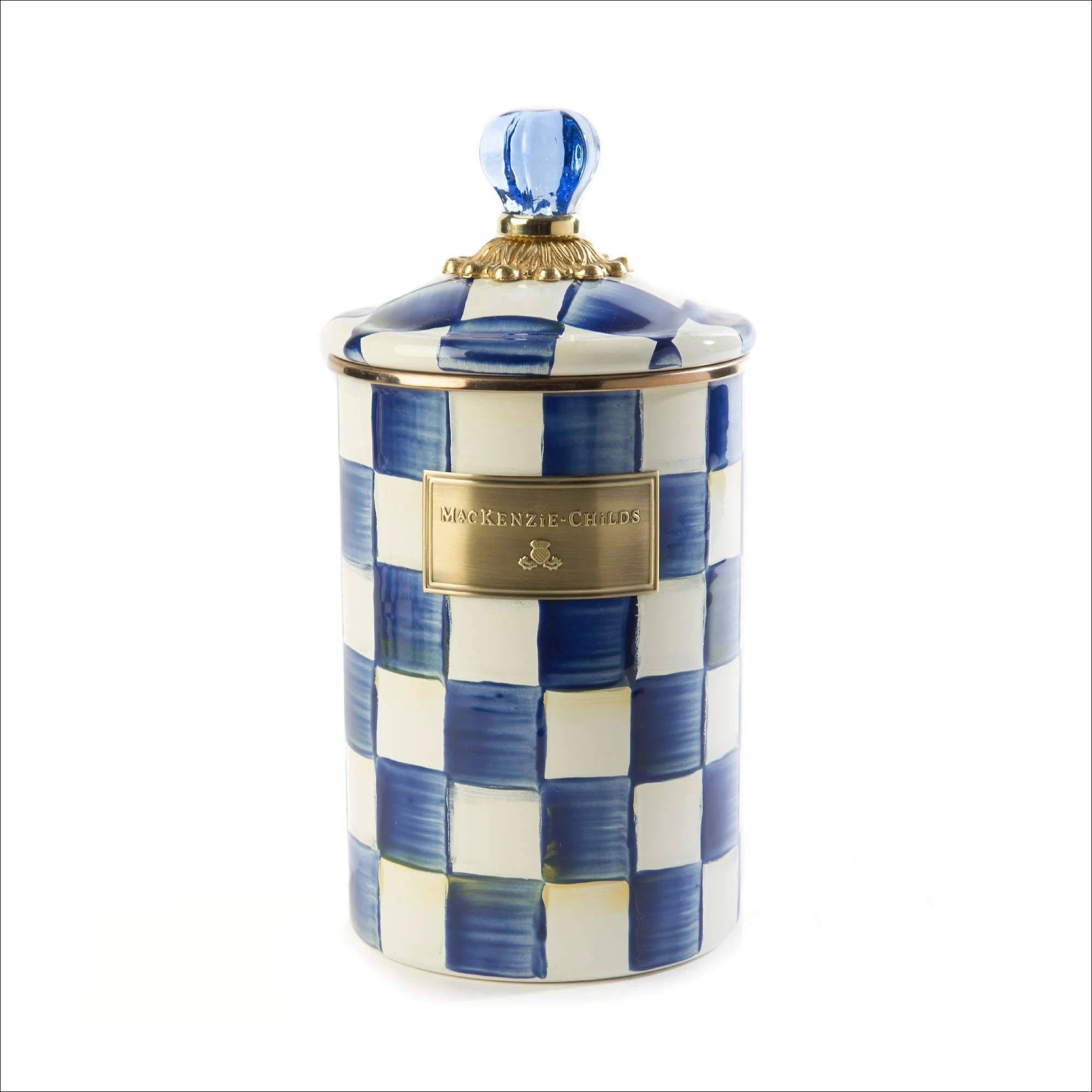 MacKenzie-Childs - Royal Check Canister - Large