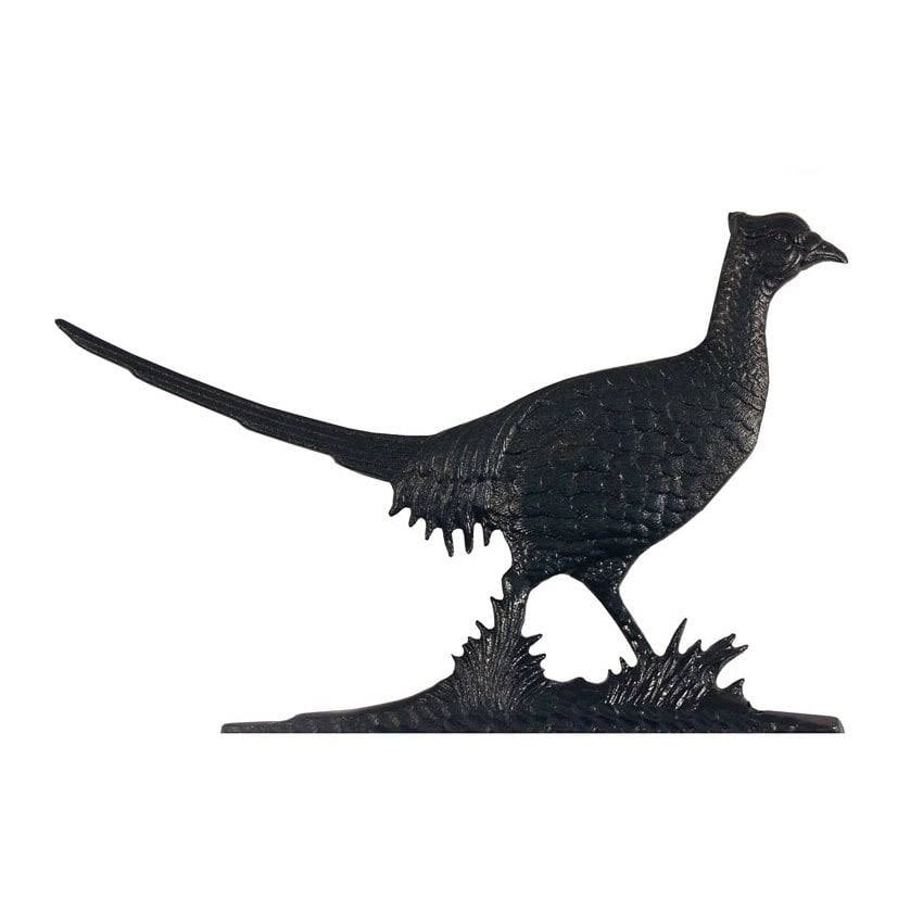 Whitehall Large Bell with Pheasant - Black