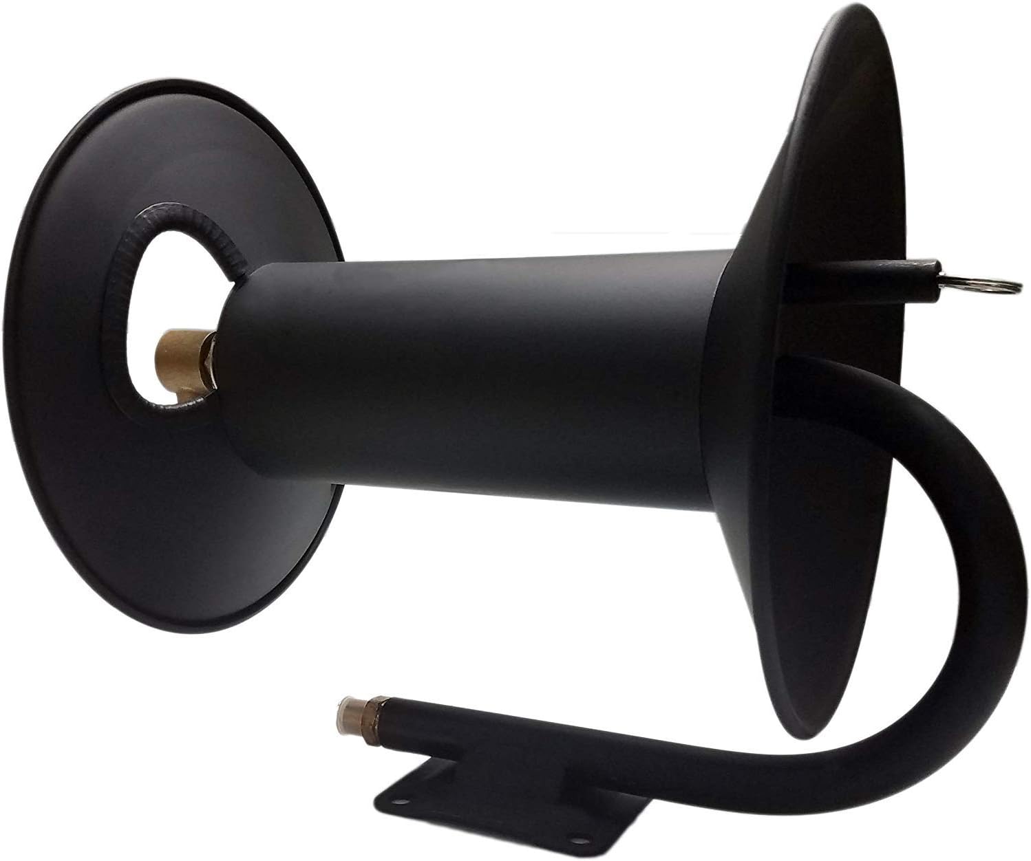 Skid or Wall Mount Super Heavy Duty Pressure Washer Hose Reel, 3/8In x 100FT Capacity, Air and Water, 4000 PSI