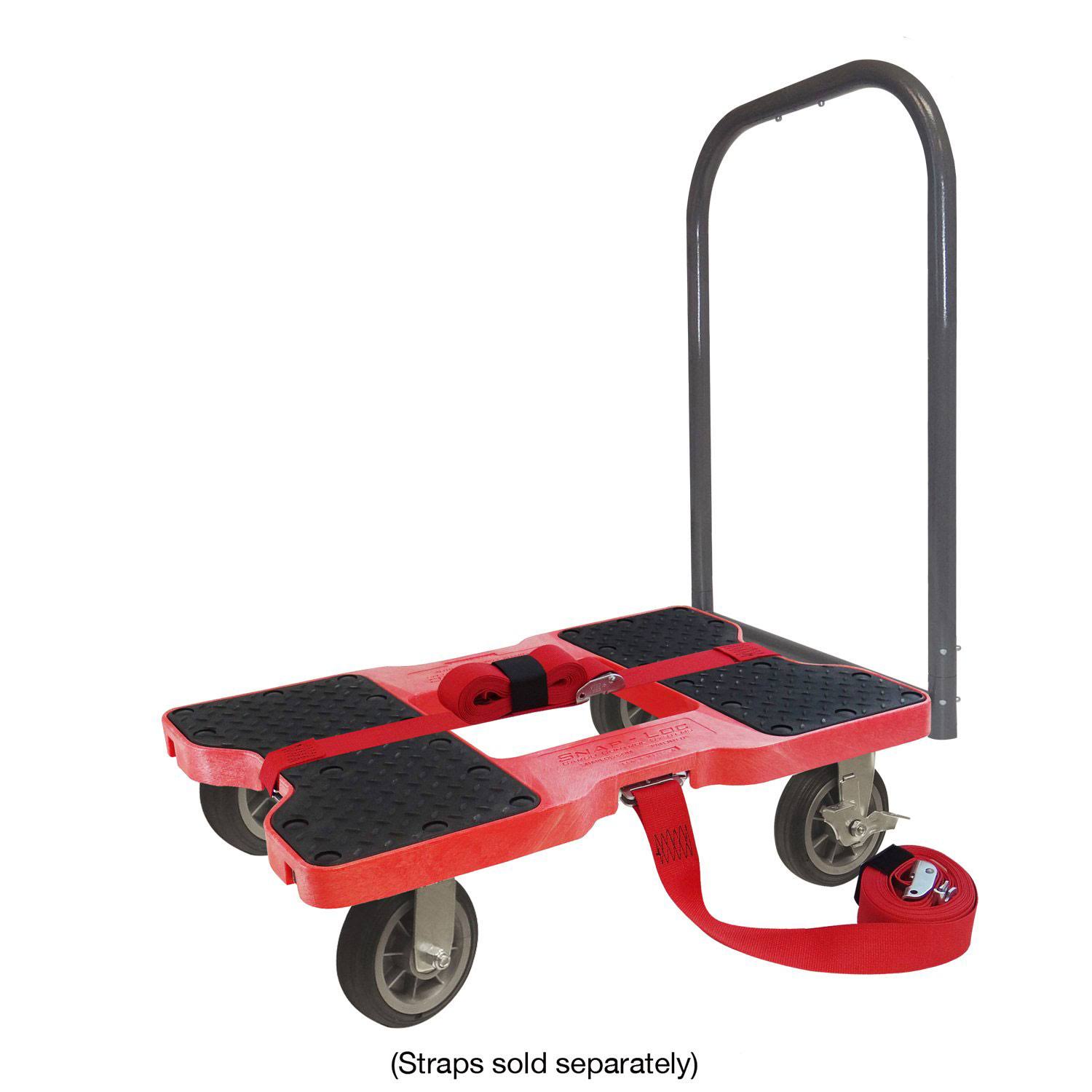 Snap-Loc 1500 lb All-Terrain Professional E-Track Push Cart Dolly Red