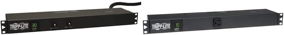 Tripp Lite Basic PDU, 30A, 24 Outlets (5-15R), 120V, L5-30P Input, 15 ft. Cord, 1U Rack-Mount Power (PDU2430)