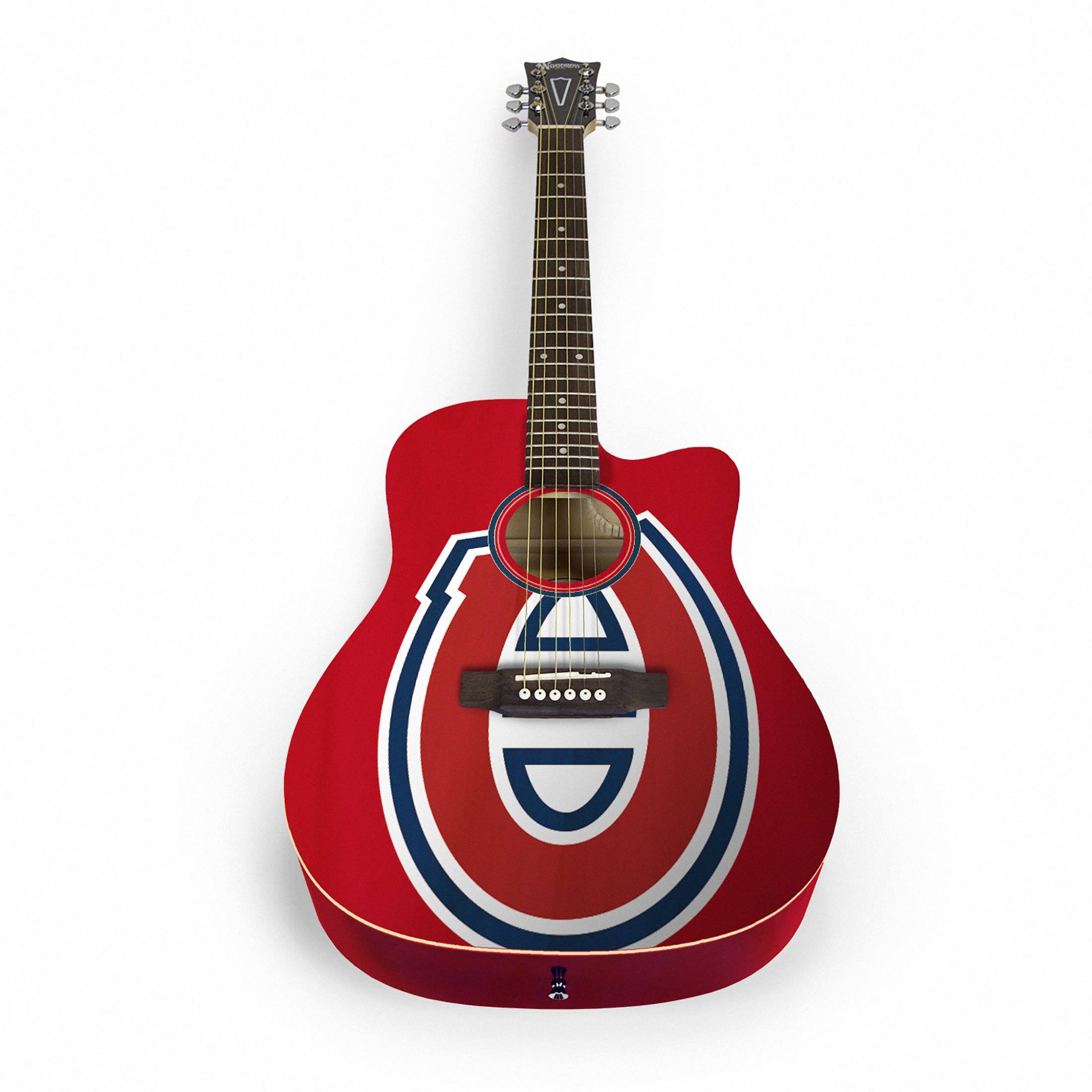 Woodrow Montreal Canadiens Acoustic Guitar