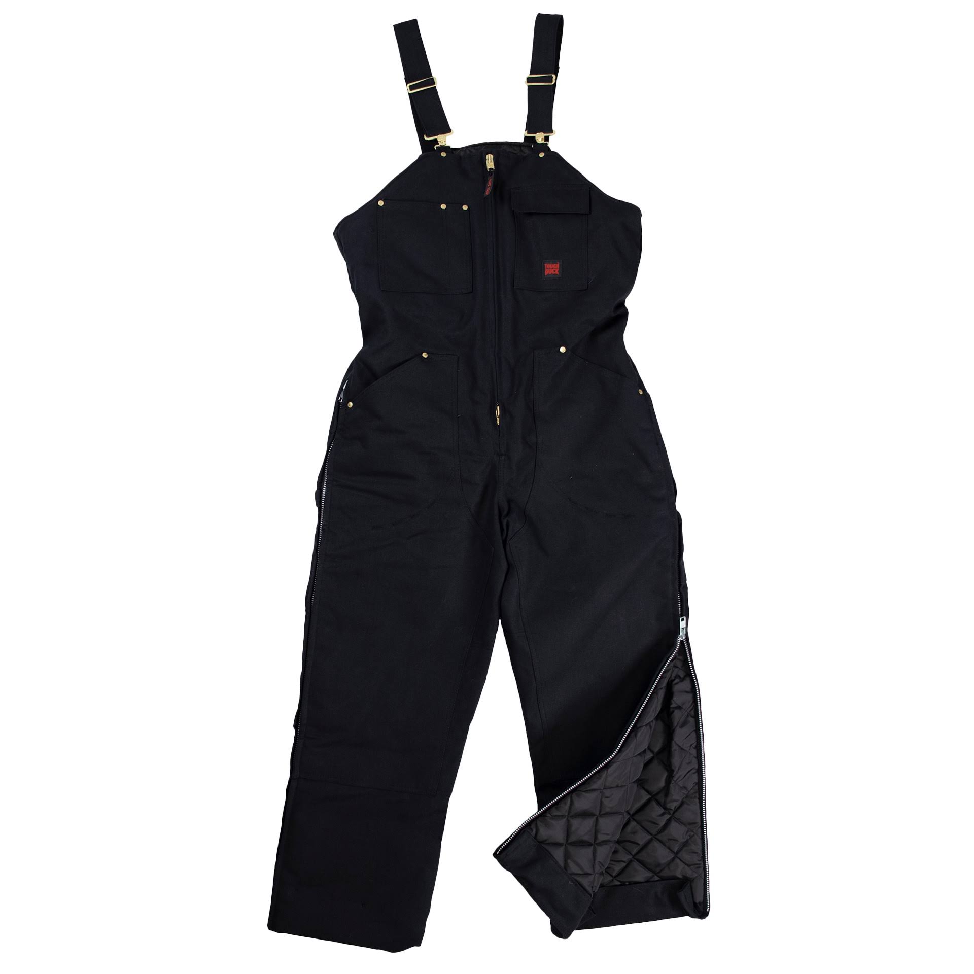 Tough Duck Insulated Bib Overalls Black