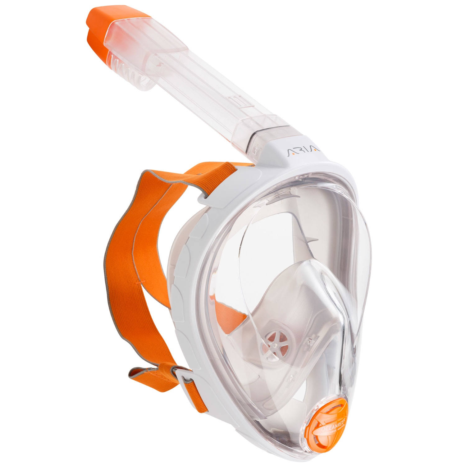 Ocean Reef Aria Full Face Snorkel Mask-White-SMMD