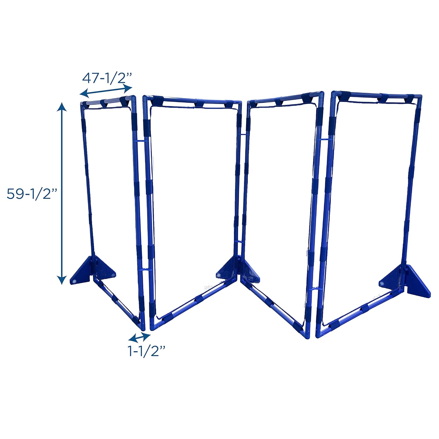 Children's Factory - CF900-963 Big Screen Clear PlayPanel Set - 4, Free-Standing Panels, Kids Room Dividers/Classroom Partitions for Daycare/Preschool