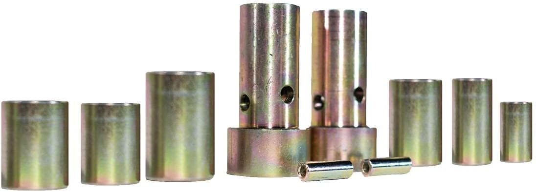 Titan Complete Quick Hitch Bushing Kit for 3 Point Hitch Tractors Top Link and Lower Lift Pins Pack of 2
