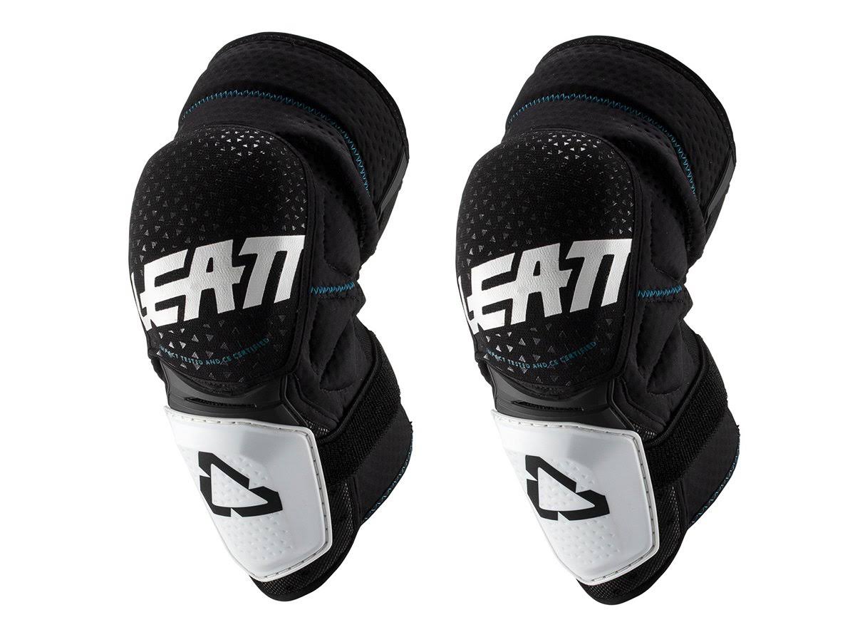 Leatt 3DF Hybrid Knee Guard White - Black Small/Medium