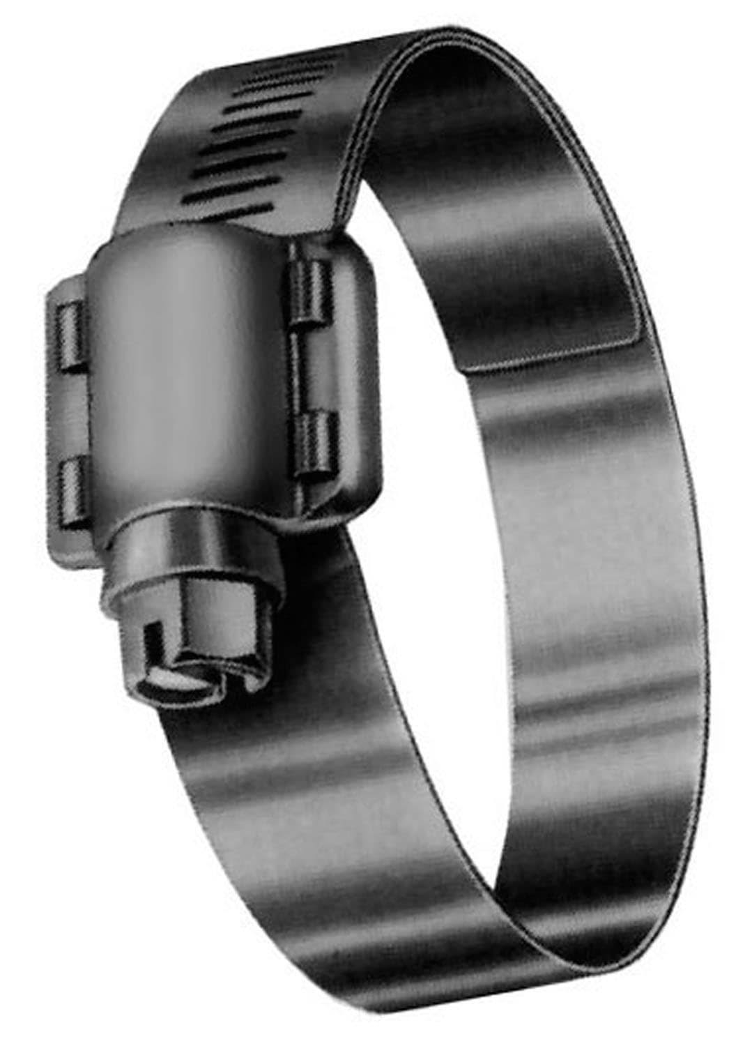Precision Brand HD88SN 9/16x22 Band, Heavy Duty 4-Piece Stainless Worm Gear Hose CLAMP, 3x22 - 5-15/16x22 Dia. 10-Pack