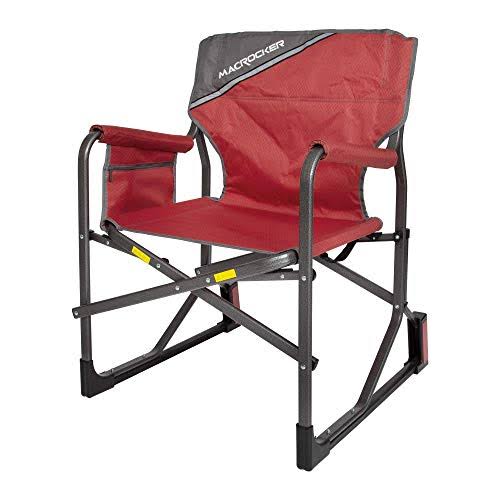 Mac Sports C2163A-100 MacRocker Foldable Outdoor Rocking Chair | Collapsible Fol