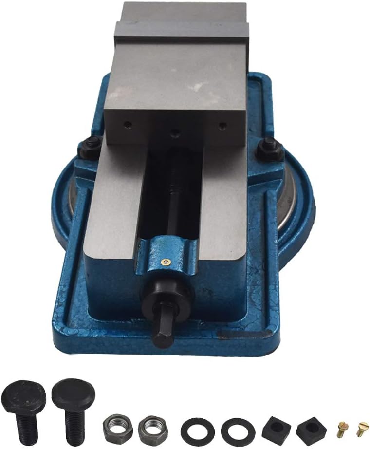 4 Inch Precision Mill Vise 360 Swivel Base Heavy Duty Milling Vise Fit for Milling Shaping and Drilling Machines