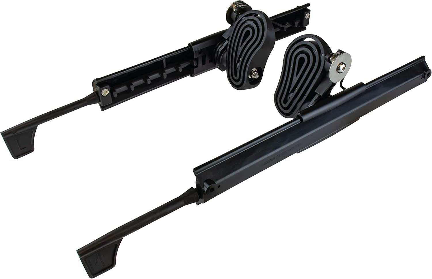 Sea-Lect Designs Kayak Adjustable Footbrace w/ Rudder Control (Black) Pack of 2