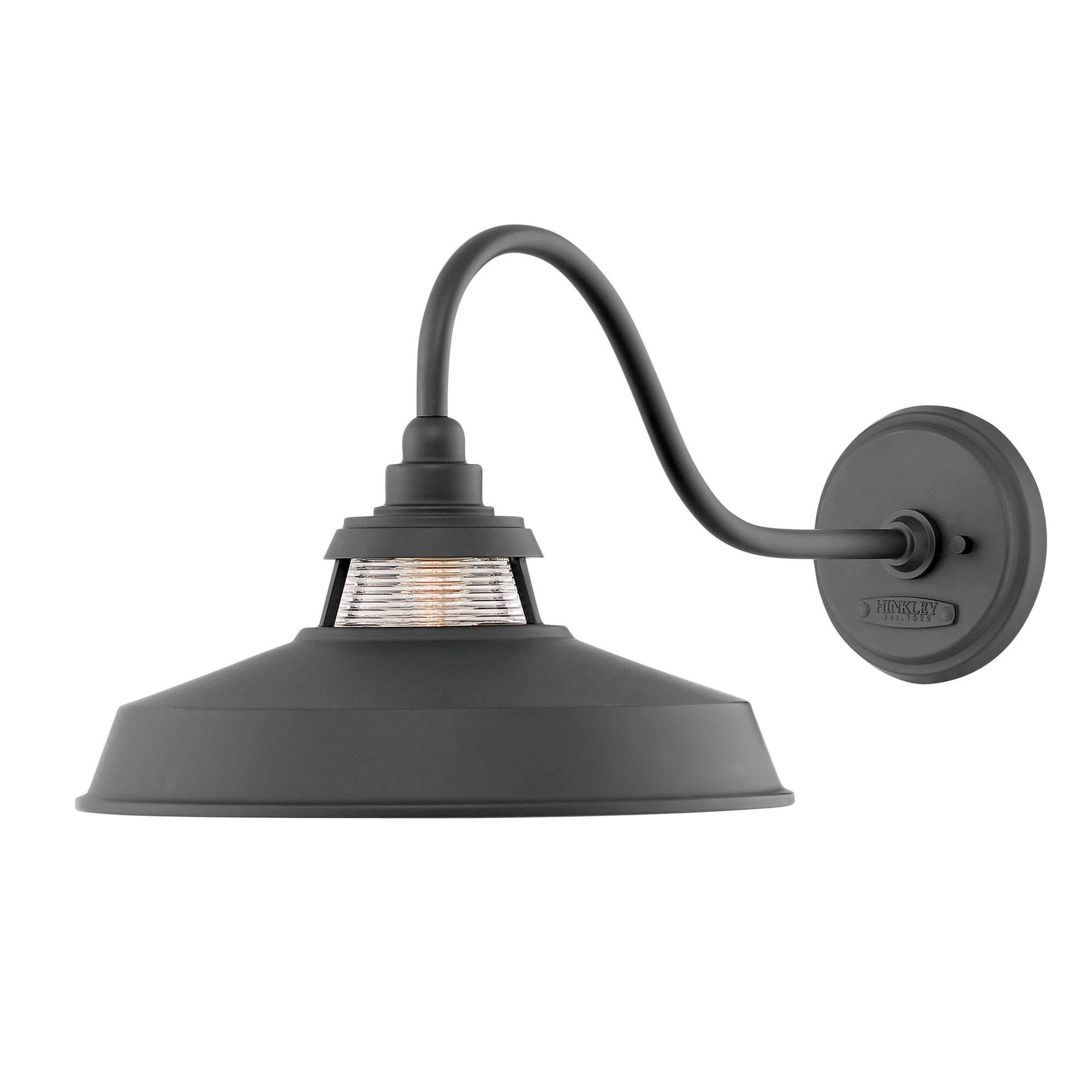 Hinkley Troyer Entrance Outdoor Wall Light - Black 1195BK