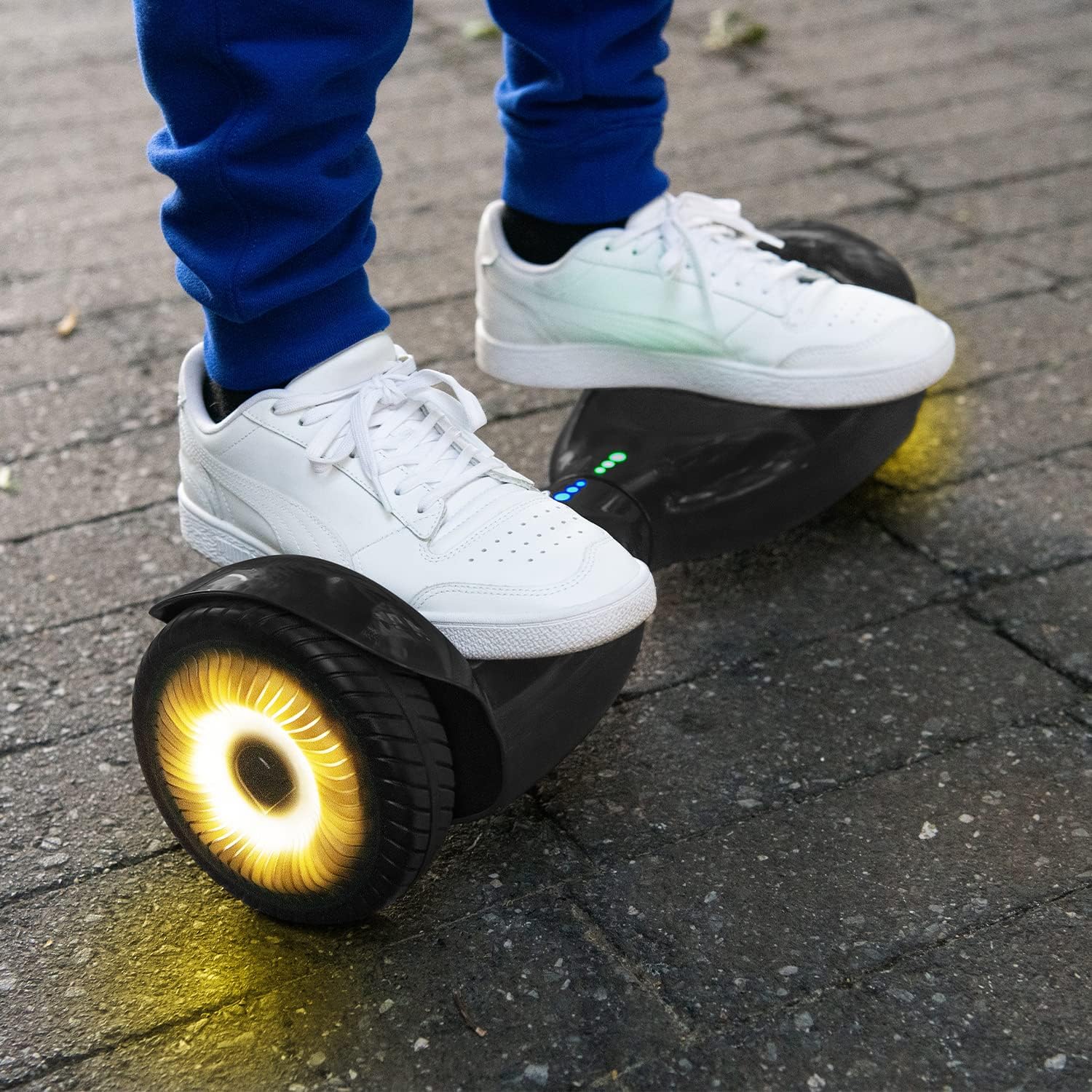 Jetson Zone Hoverboard | Top Speed of 7 mph | Maximum Range of 7 Miles | 6.3 inch All-Terrain Tires |300 Watt Dual Hub Motor| Recommended for Ages 12+, Black, Large