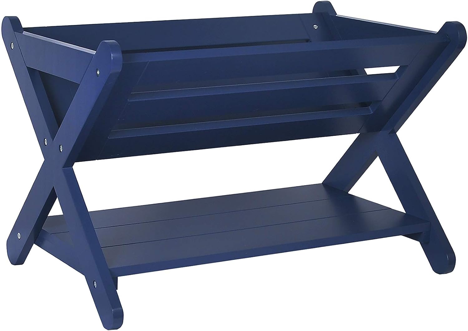 UTEX Kids' Book Caddy with Shelf, Kids Bookcase Storage with Shelf, Kids Book Storage Organizer for Toddlers, Kids, White (Grey) Pack of 2