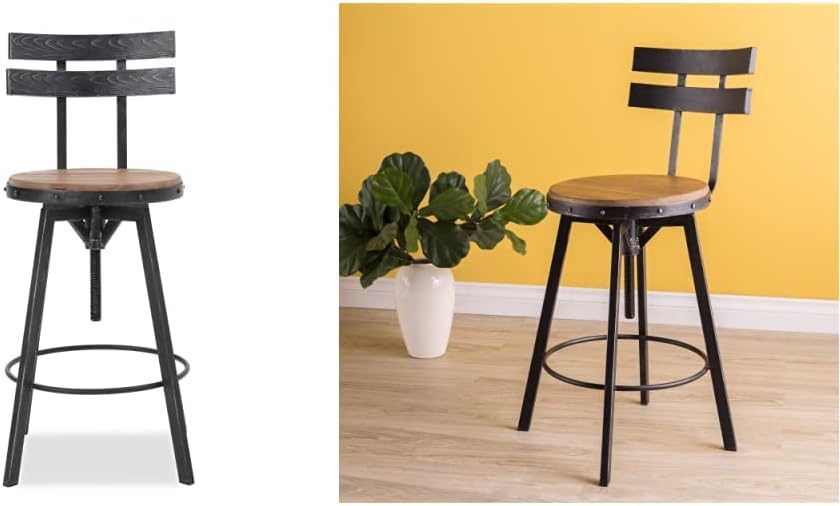 Christopher Knight Home Alanis Firwood Barstool, 39