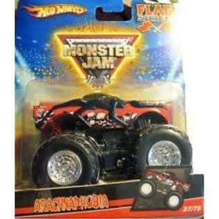 Hot Wheels 2010 Monster Jam Flag Series Arachnaphobia Monster Truck 27/75
