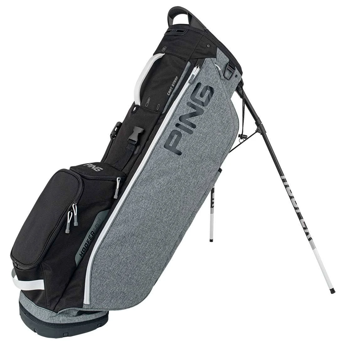 Ping Hoofer Lite Stand Bag Heather Grey/Black/White