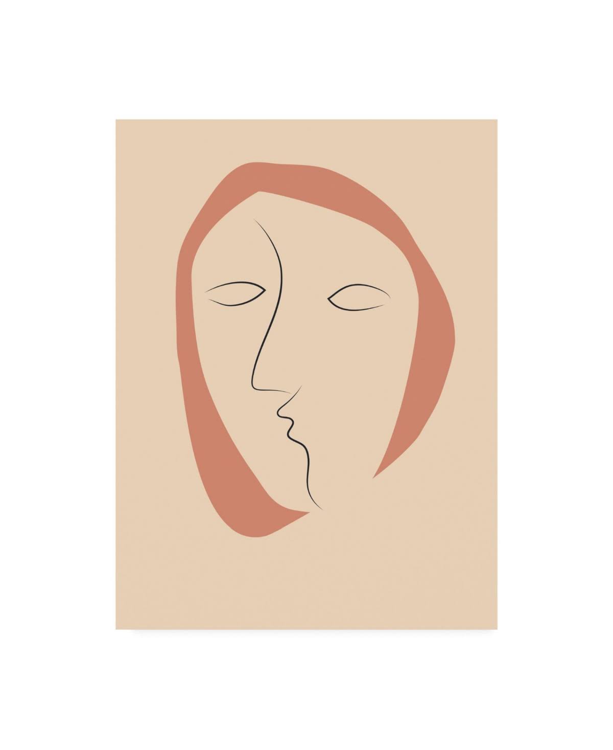 Trademark Fine Art Ic01305-C1824Gg Design Fabrikken 'Face It 2 Fabrikk