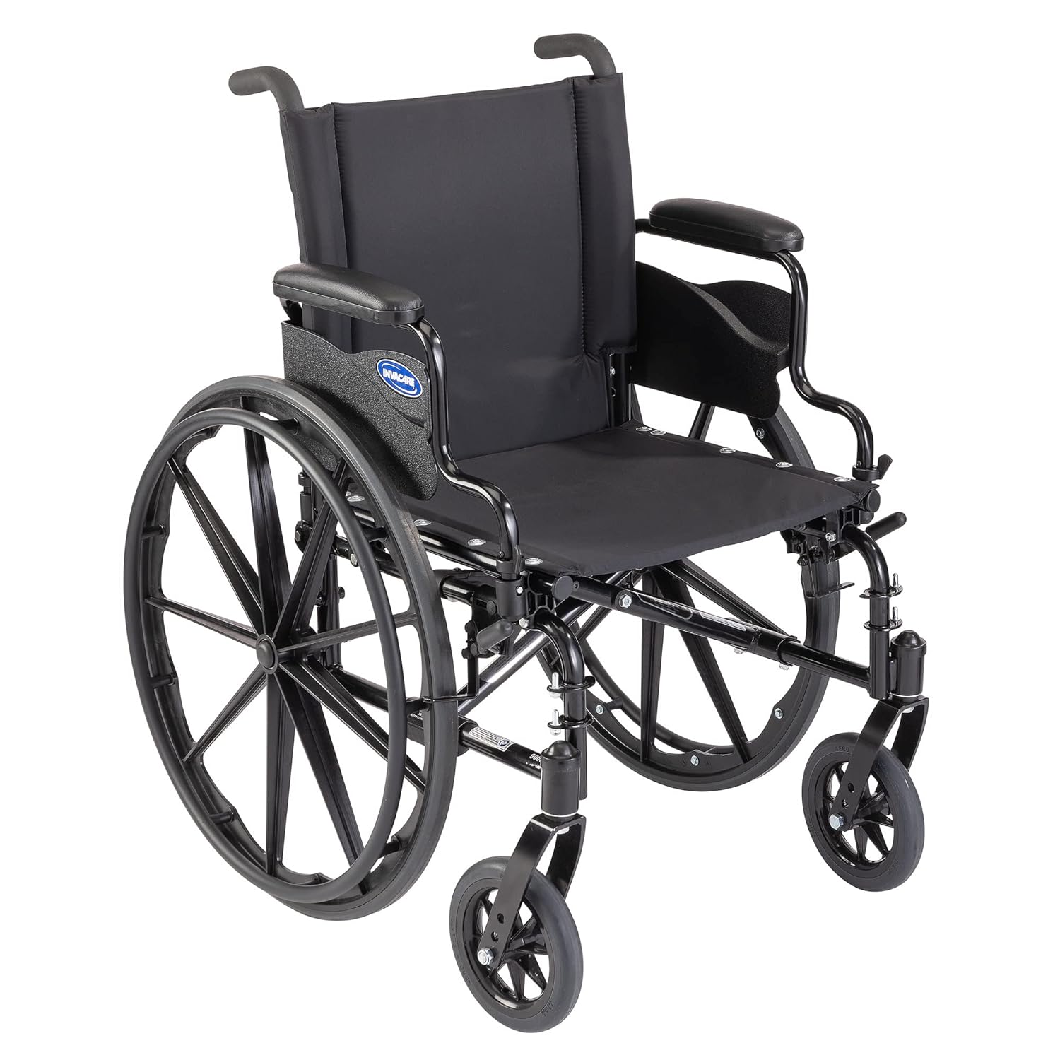 Invacare 9000 XT High Performance Lighter Weight Wheelchair, With Desk Length Arms, 18