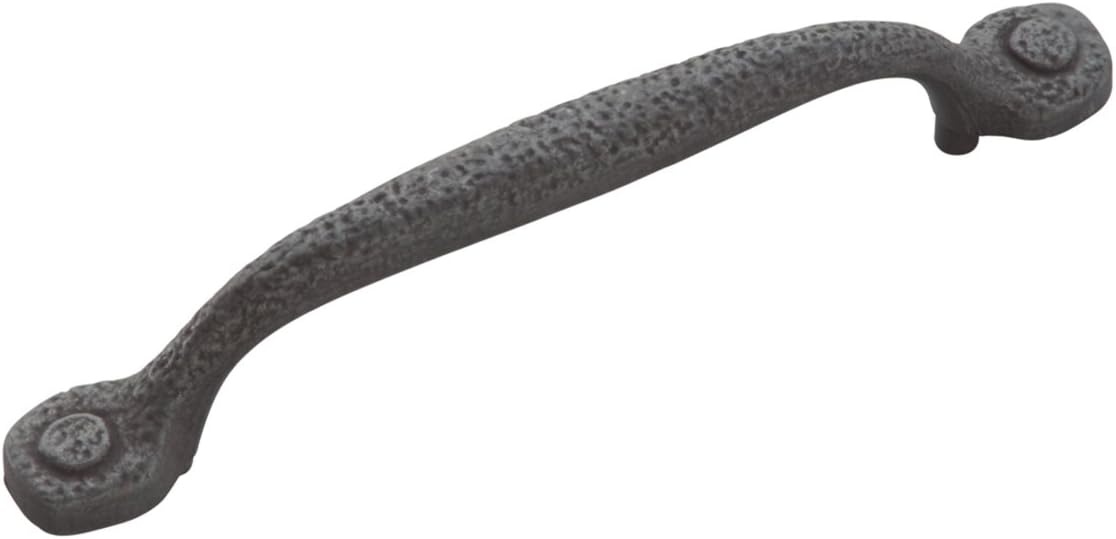 Hickory Hardware P3001-BI-10B Refined Rustic Collection Pull, 3 Inch Center, Black Iron, 10 Each Pack of 2