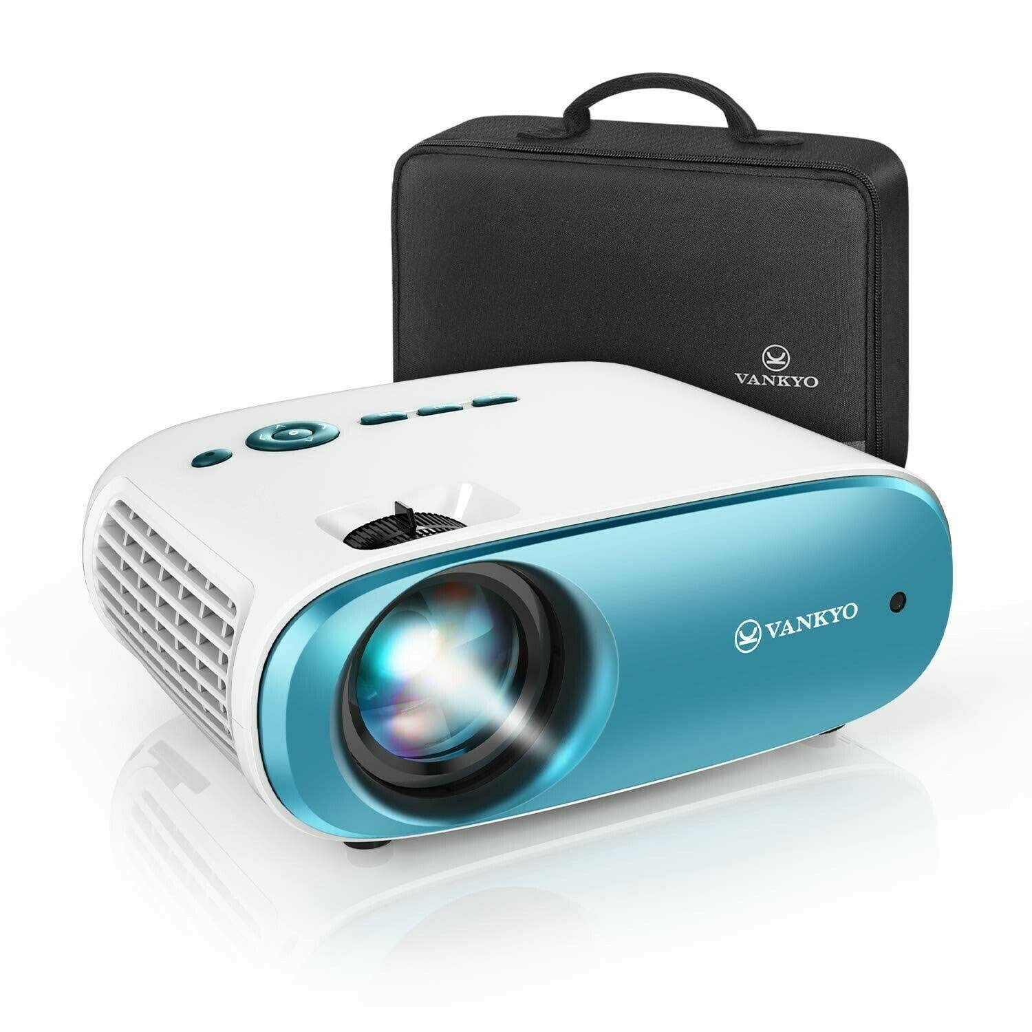 Vankyo Cinemango 100 Mini Video Projector, HD Movie Projector Support - Black