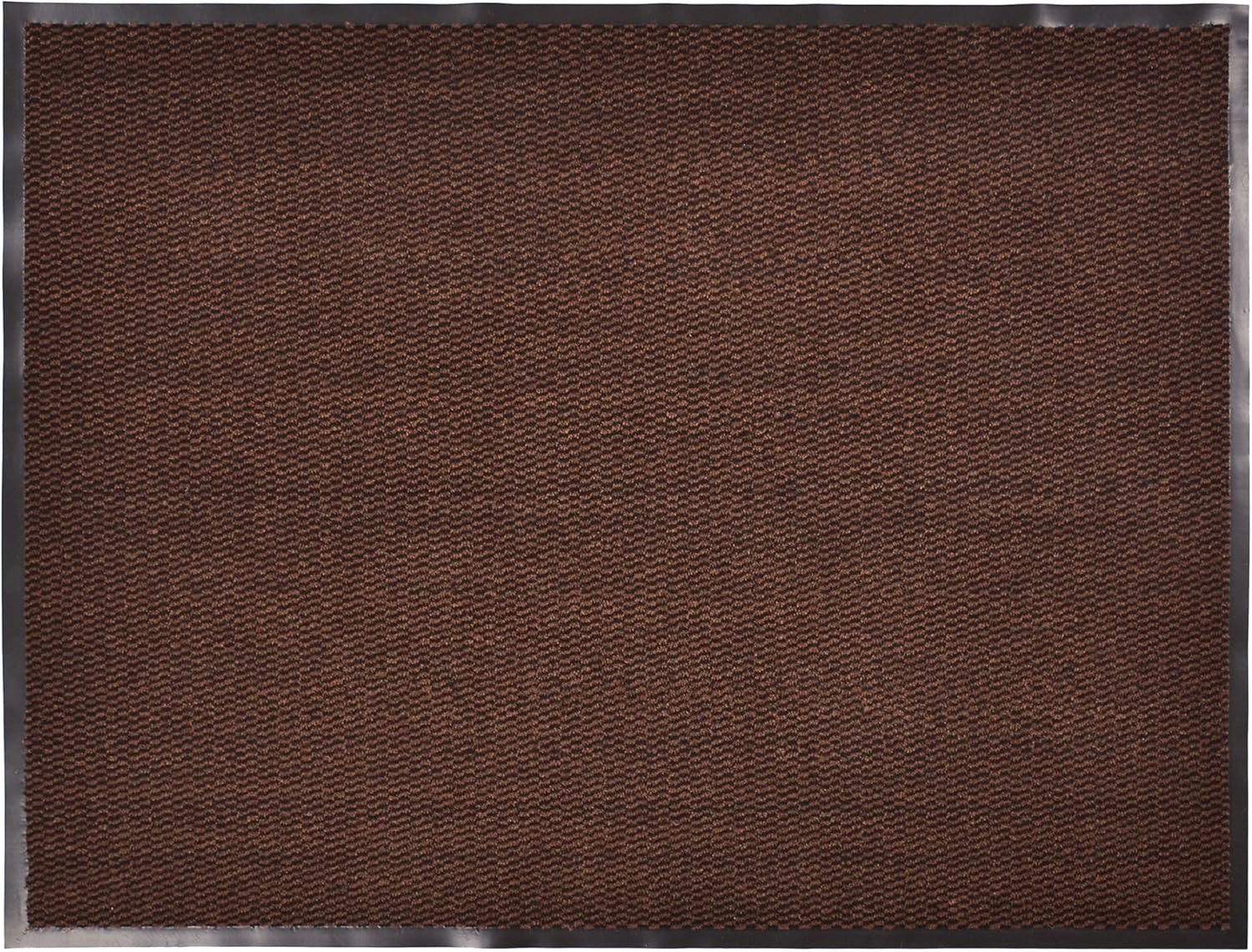 Entry Mat Doormat Entrance Mat and Hallway Runner Entry Collection Grey Black Color Slip Skid Resistant PVC Backing (Grey-Black, 3' x 10')