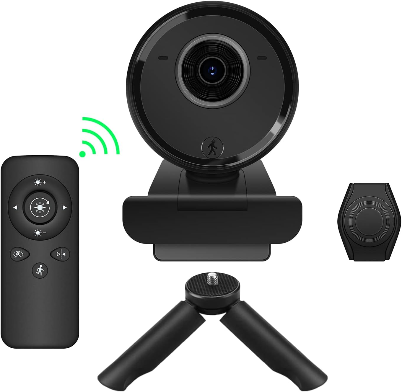 TNTOR W66/B-R 1080P 30FPS Webcam with AI Auto Tracking, Dual Microphone & High-Performance Adaptive Light Sensor, HD USB Computer Web Camera, for OBS/Gaming/Skype/FaceTime/Teams/Twitch