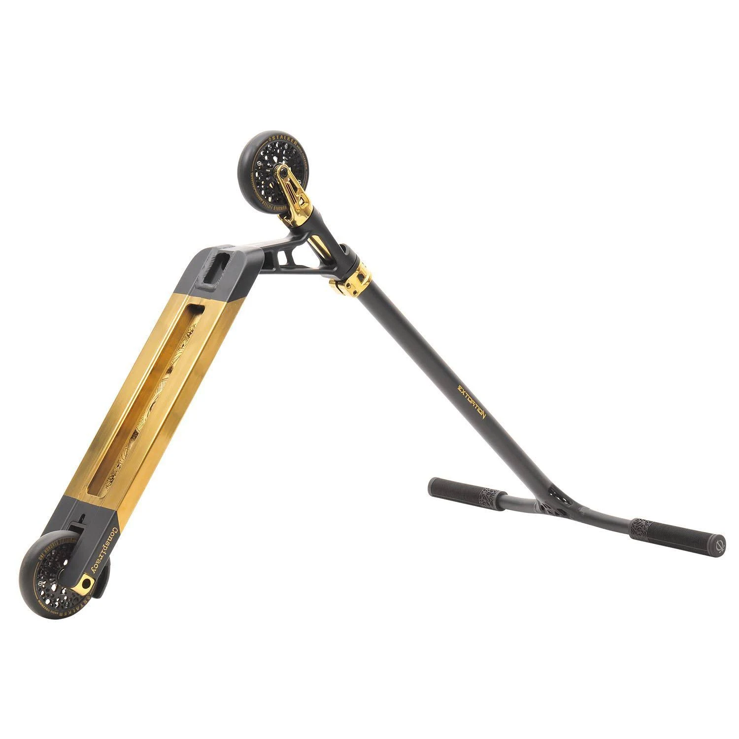 Triad Conspiracy Complete Scooter Matte Black Neo Gold