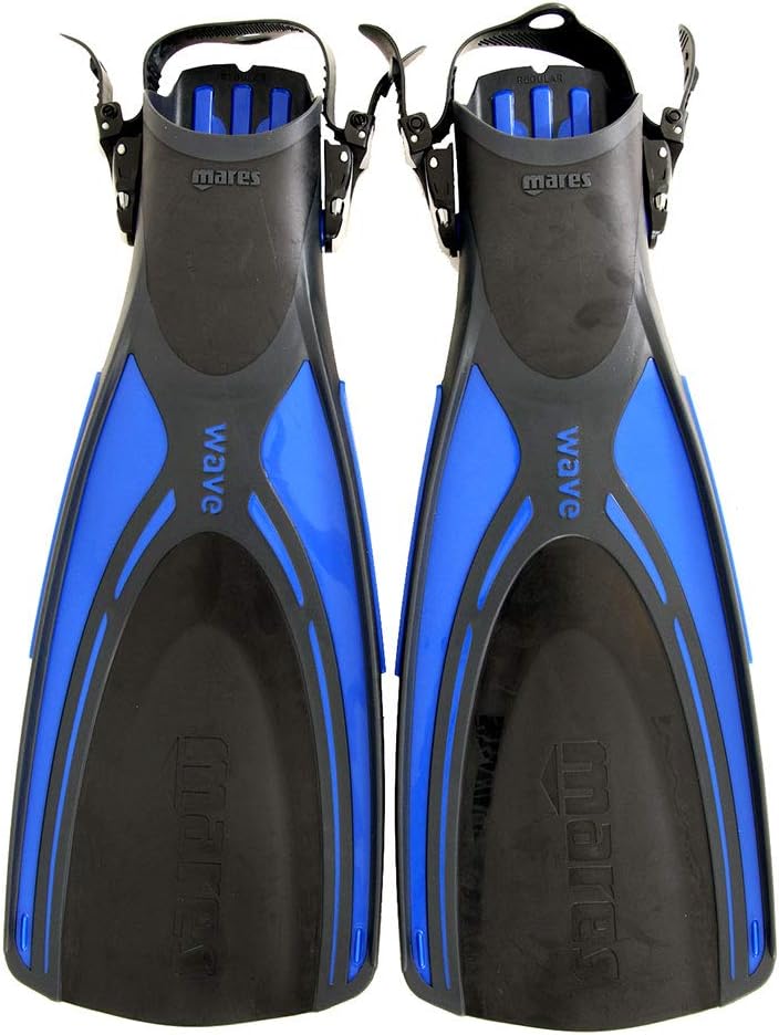 Mares Scuba Diving Fins Wave – Small Black/Blue