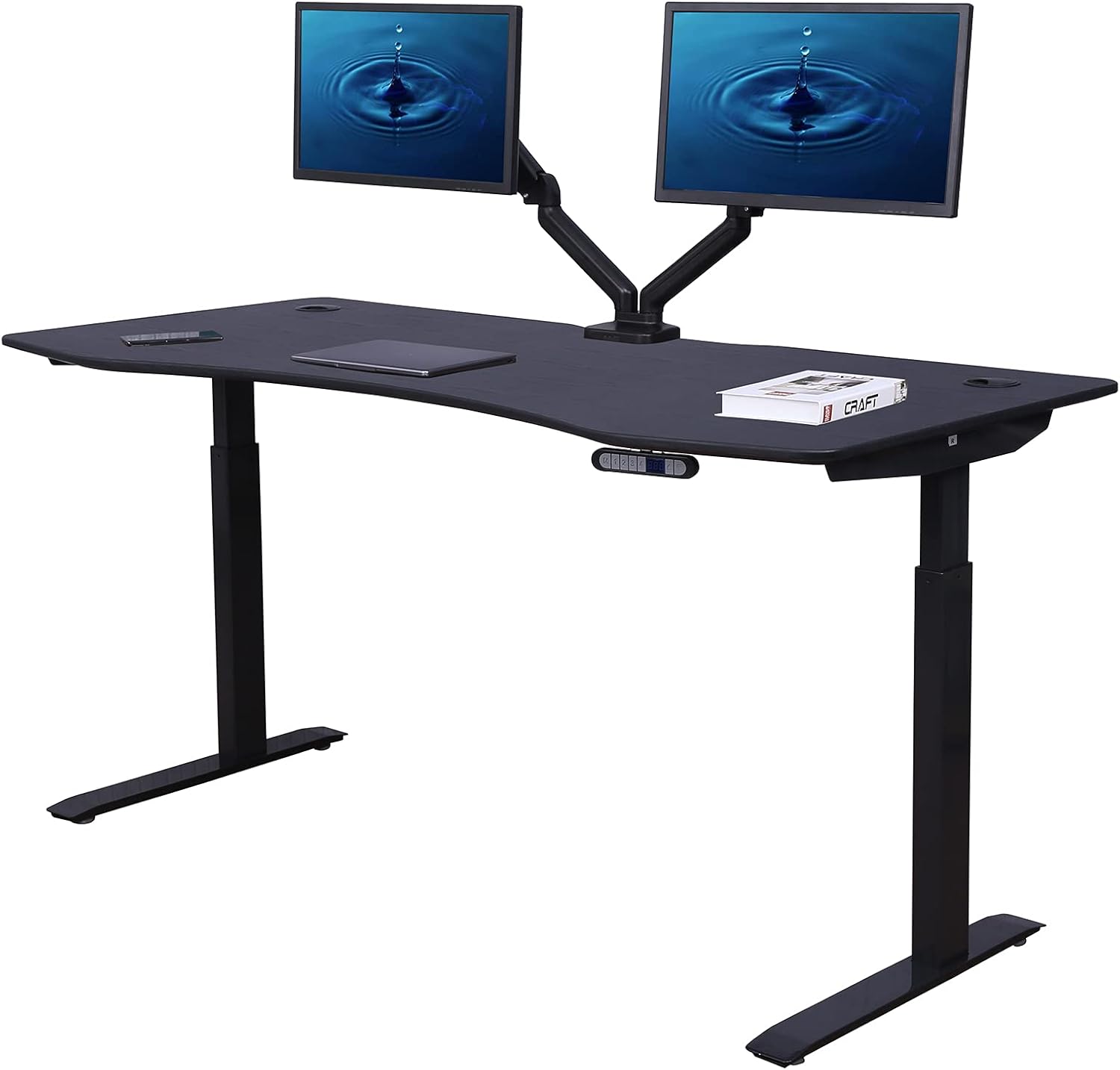 ApexDesk AX7133GRY Elite Series Electric Height Adjustable Standing Desk (71