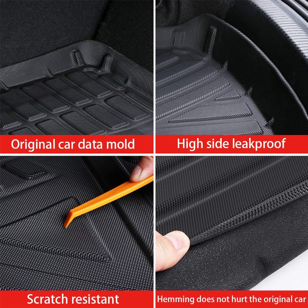 GLC Cargo Liner for 2016-2020 2021 Benz GLC Coupe Trunk Liner Tray Heavy Duty Rubber Rear Cargo Area Mat Waterproof Protector Floor Mat Black