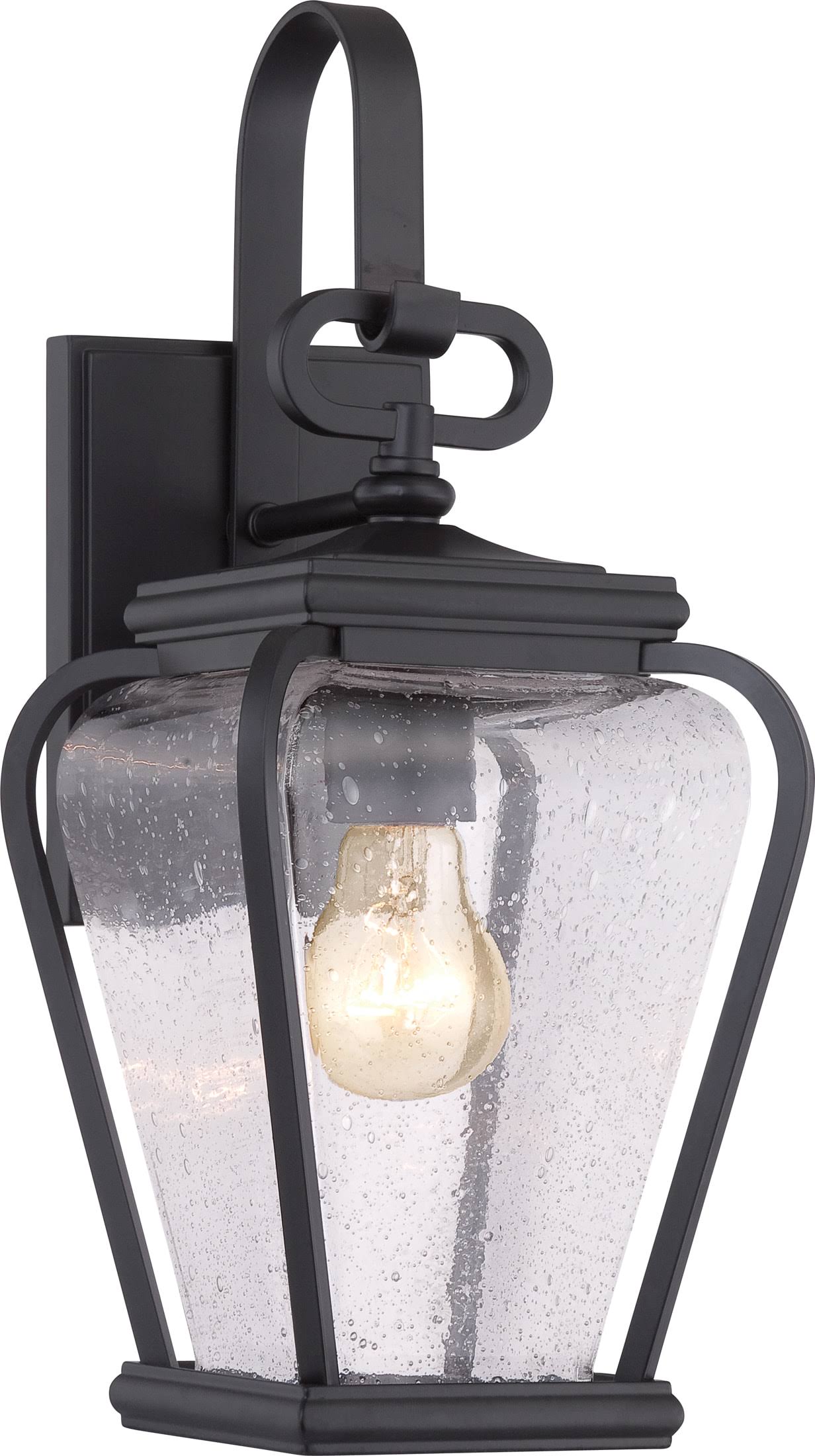Quoizel Province PRV8406K Outdoor Wall Lantern, Black