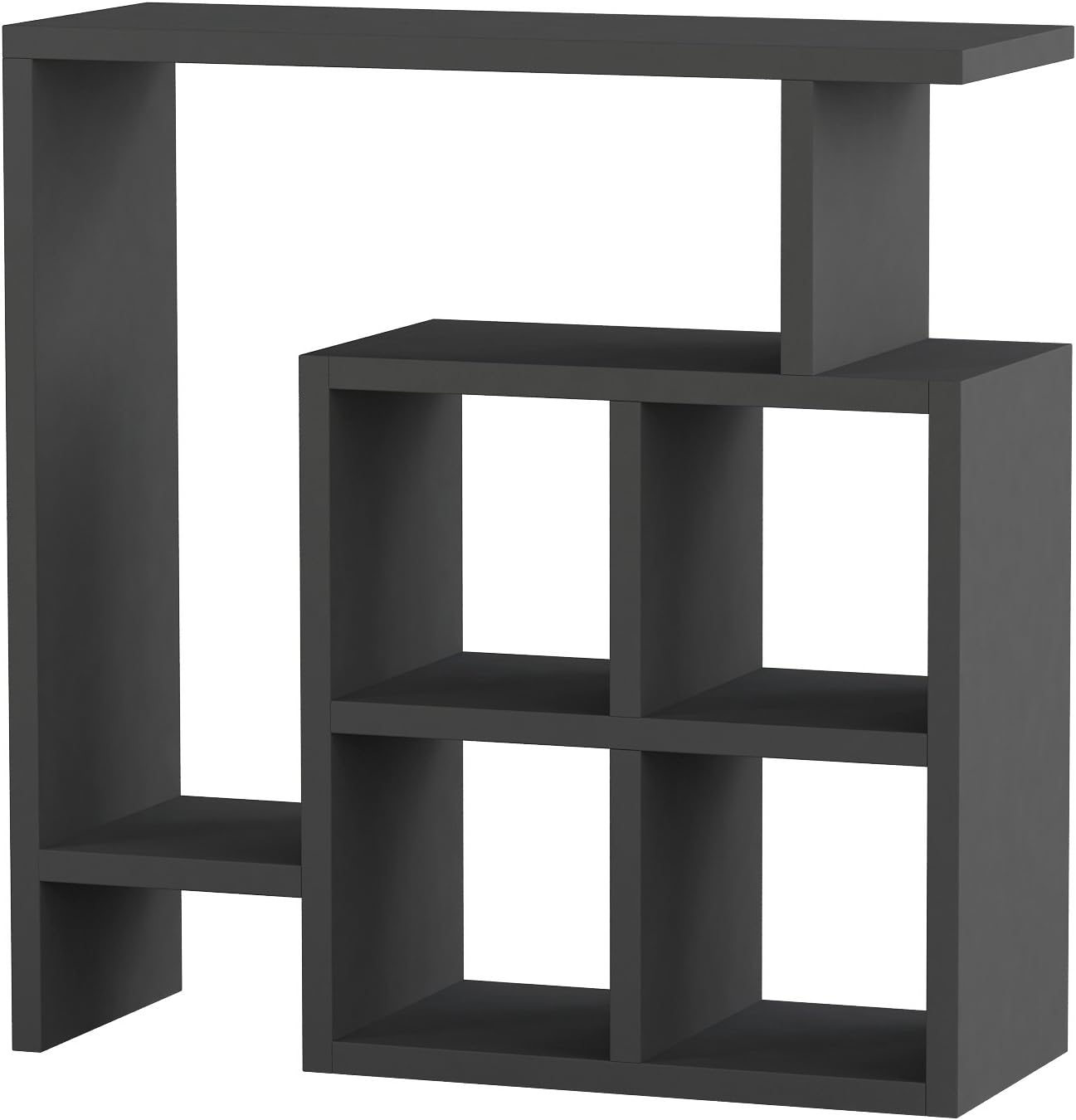 Ada Home Decor Smith Modern Anthracite Side Table 22.44'' H x 21.65'' W x 7.87'' D/Accent Table/End Table