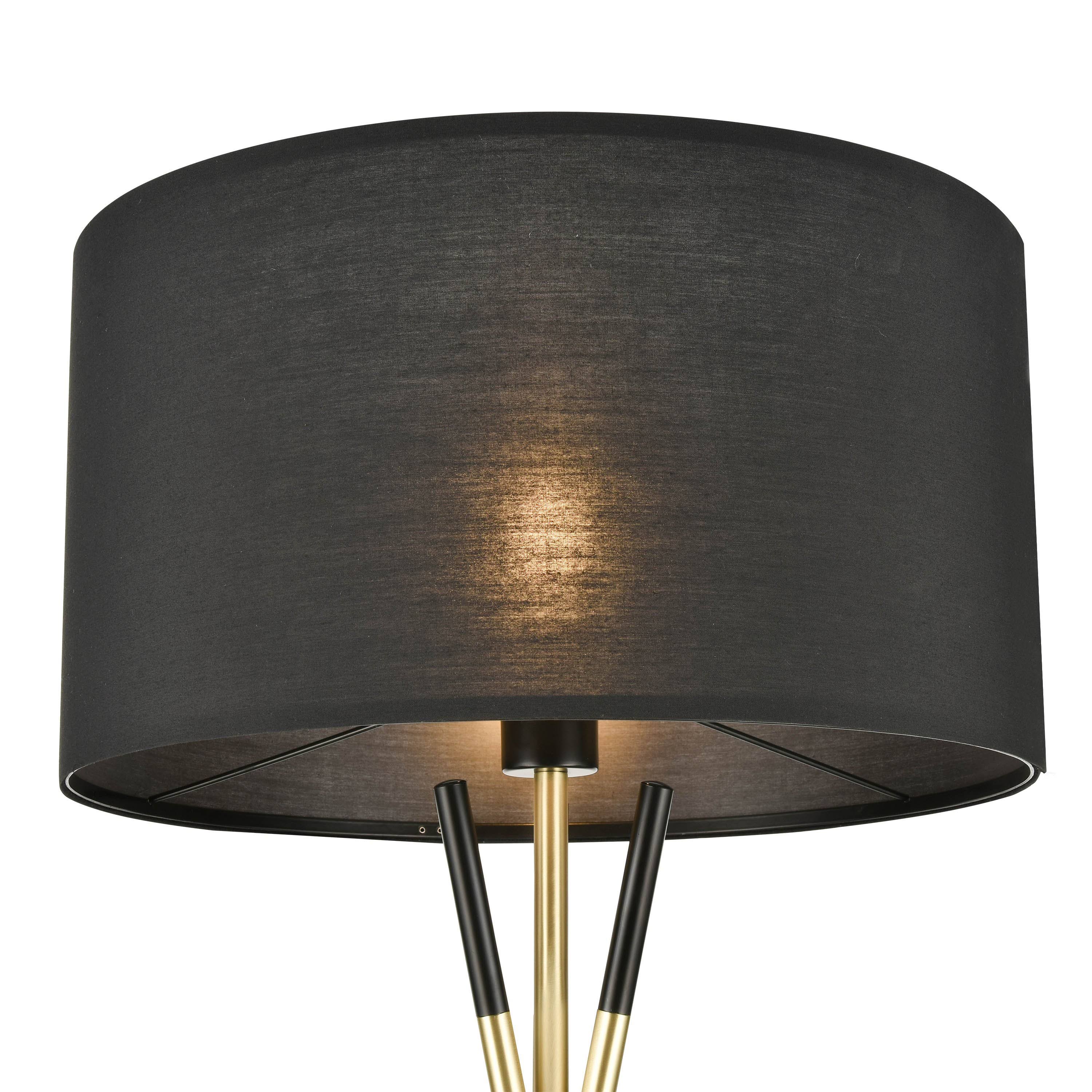 Light Society Enna Tripod Floor Lamp (Black)