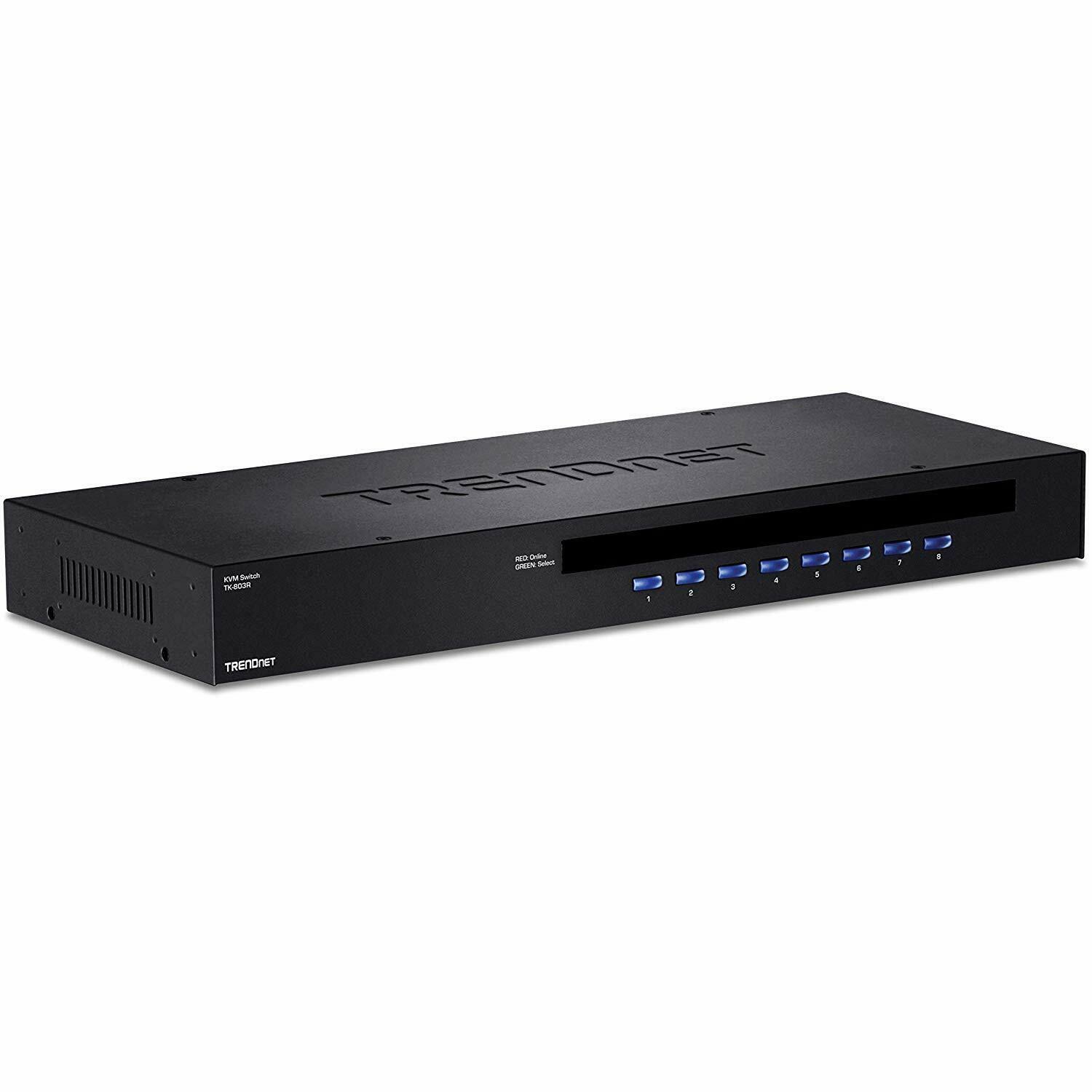 TRENDnet 8-Port USB/PS/2 Rack Mount KVM Switch