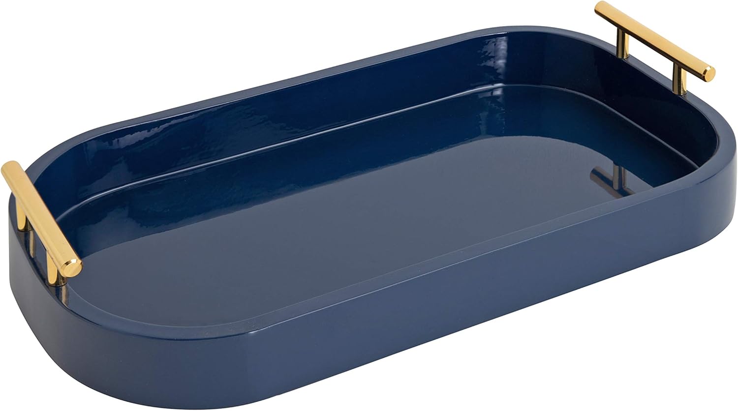 Kate and Laurel Lipton Mid-Century Rectangle Wood Tray, 10